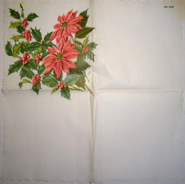 095 Weihnachten Blumen - 3-lagig (95)